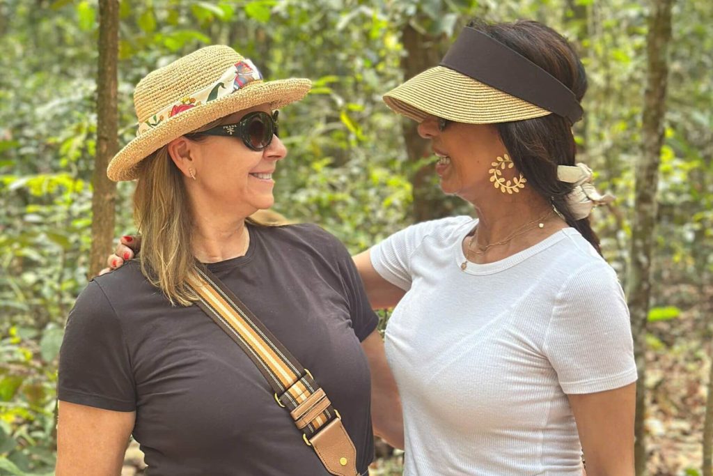 two women visit Cat Tien national park - ho chi minh tour package