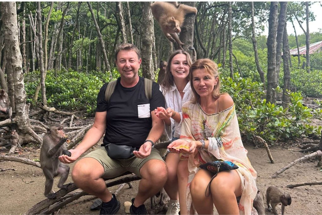 Family in Cat Tien National Park - ho chi minh city tour package
