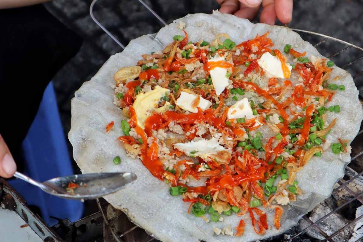 Banh Trang Nuong Dish_Street food in Ho Chi Minh city