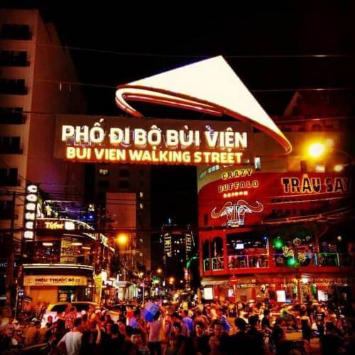Bui Vien Walking Street - saigon tours