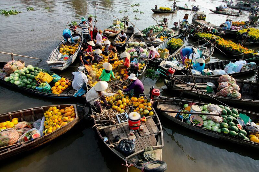 Cai Be Floating Market - Ho Chi Minh City tour