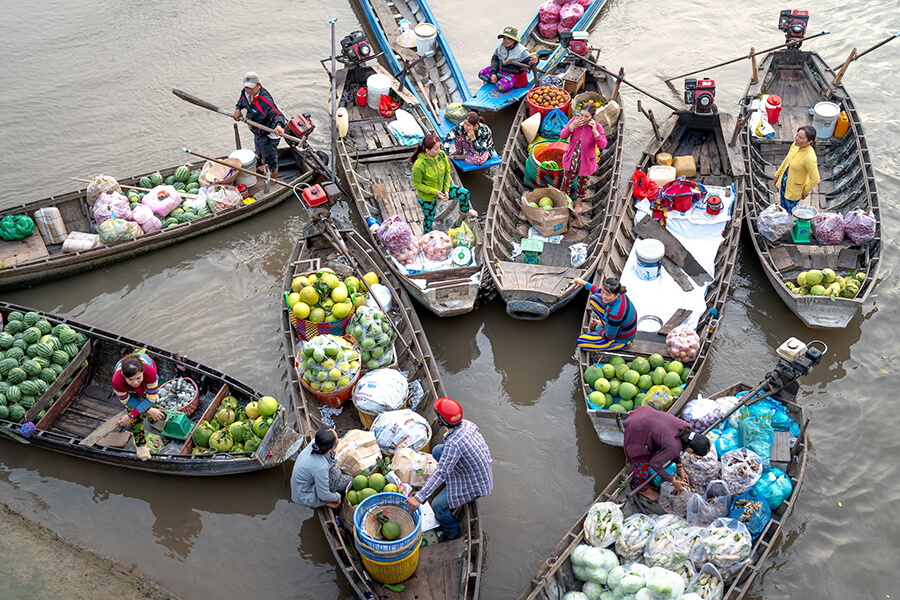 Cai Rang Floating Market