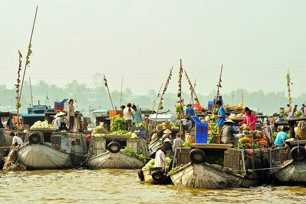 Cai Rang Floating Market Mekong Delta Tour