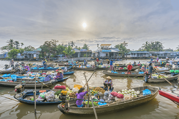 Cai Rang Floating Market Ho Chi Minh city tour