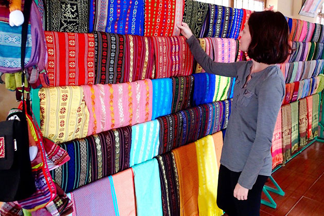 Cham Weaving Product Mekong Delta Tour