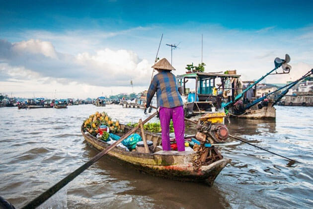 Chau Doc Floating Market Mekong Delta Tour