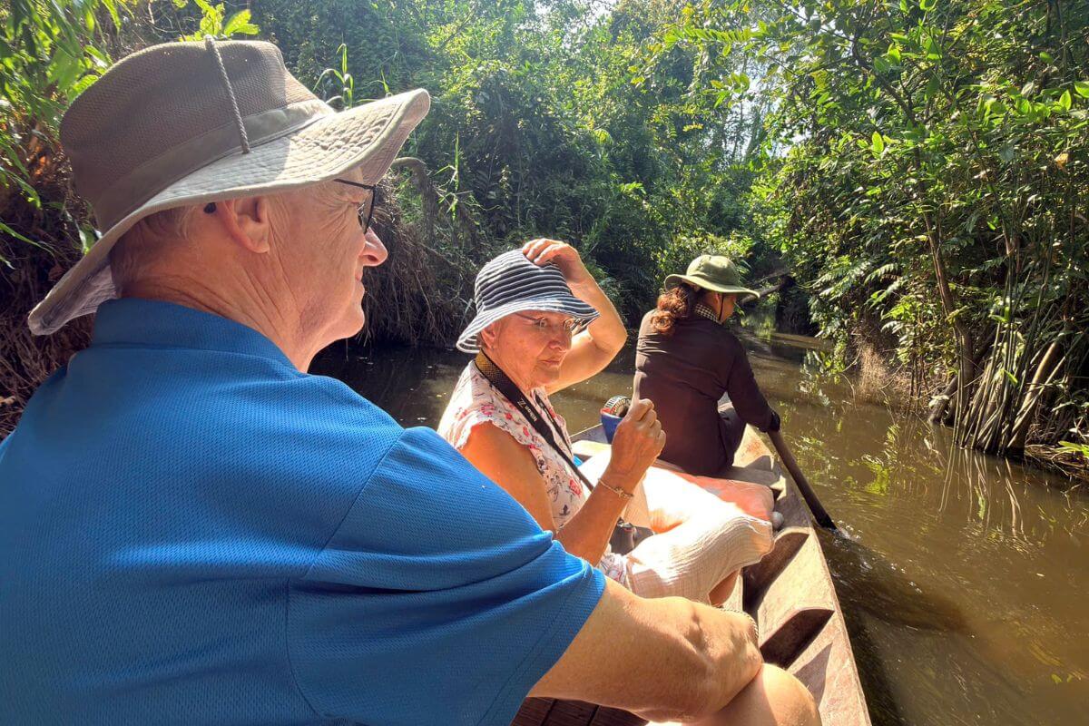 Exploring Tra Su Cajuput Forest by Boat