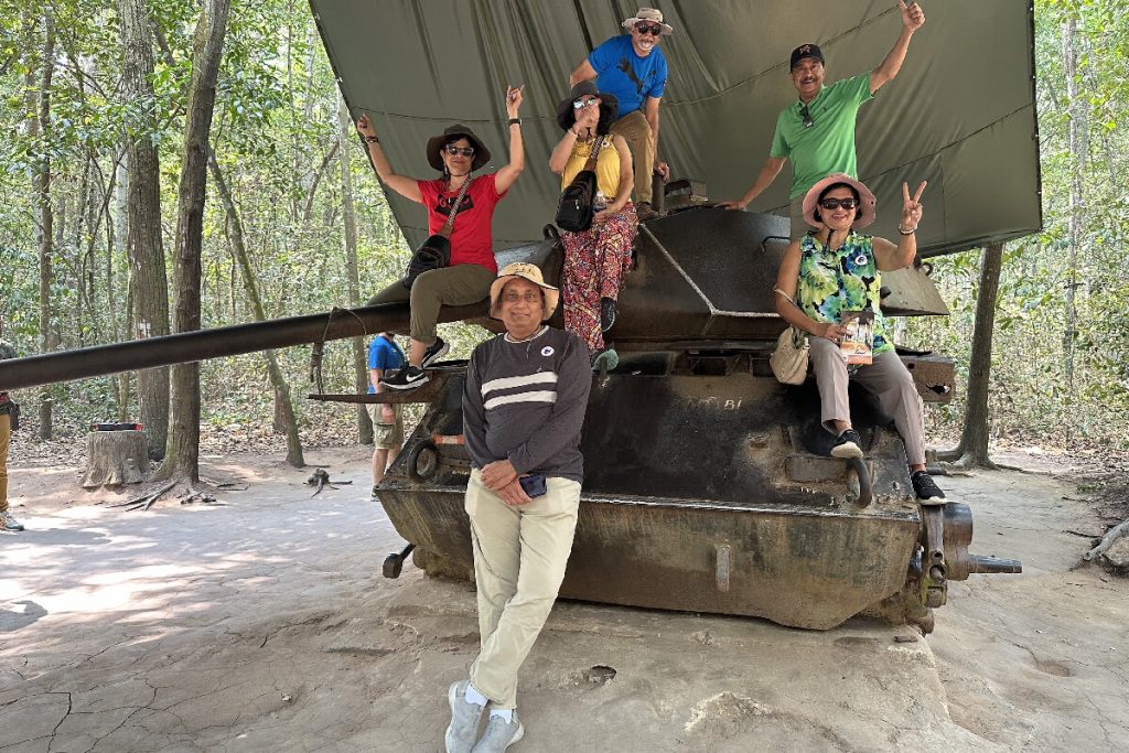Groups in Cu Chi Tunels with Saigon Local Tour