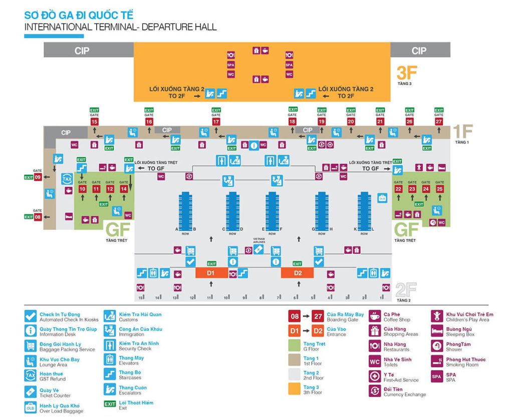 International Terminal in tan son nhat airport fast track
