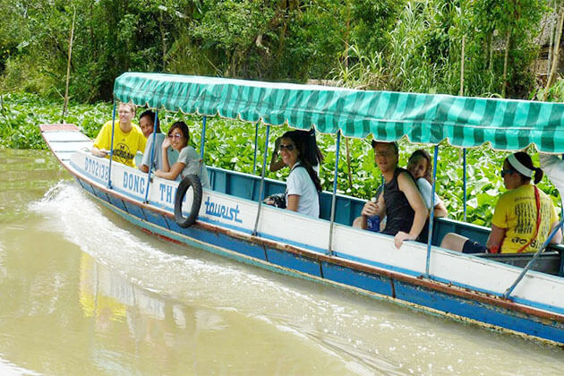 Motor Boat Along Mekong Delta Tour