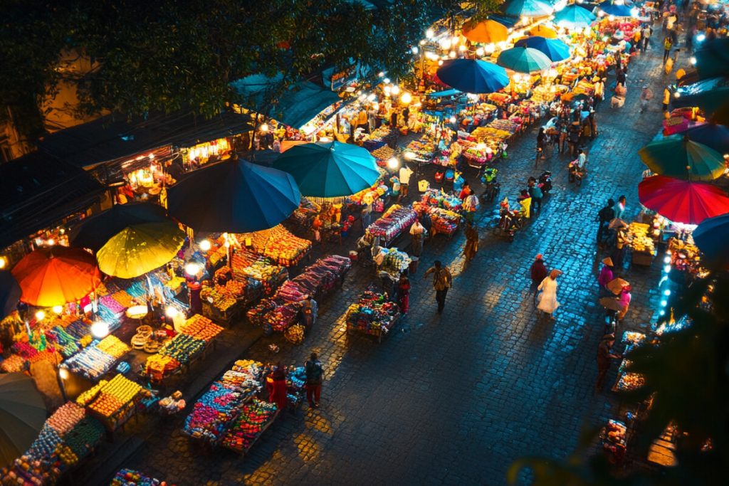 Night Market in Saigon
