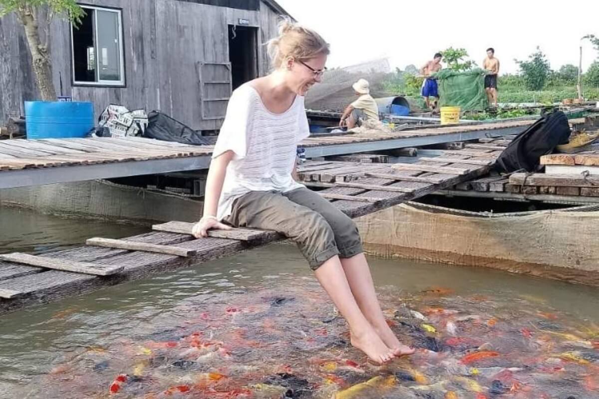 Relax with a Natural Fish Massage