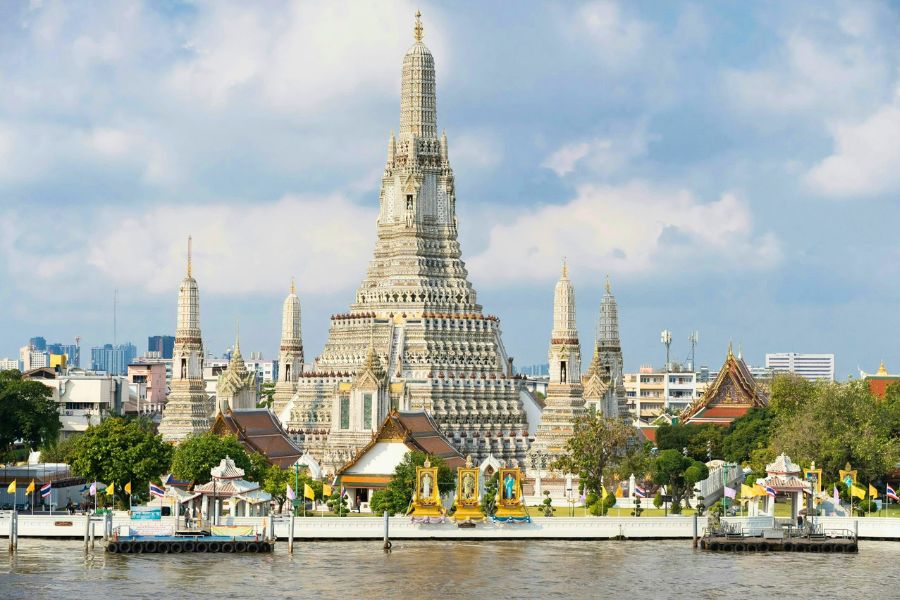 Thai temple stop on a Southeast Asia cruise port day