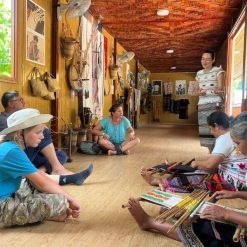 Traditional Ma brocade weaving experience in Ta Lai Village