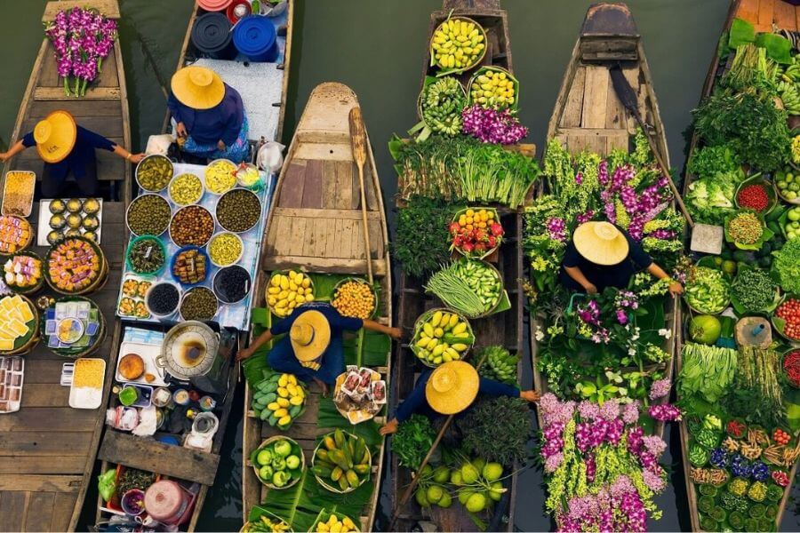 Visit Authentic Mekong Delta Floating Markets