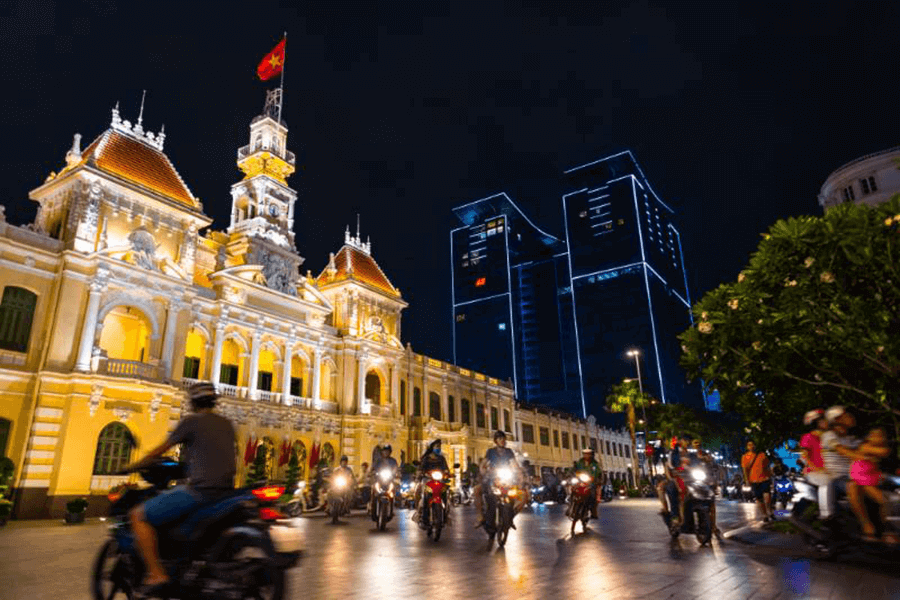 Visit Saigon by night by joining shore excursions ho chi minh city