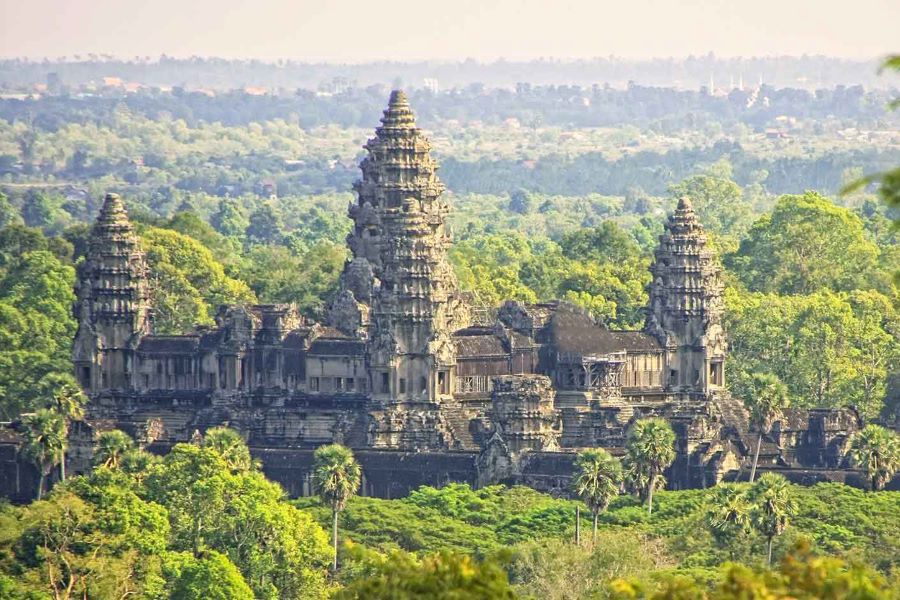 angkor wat in siem reap cambodia