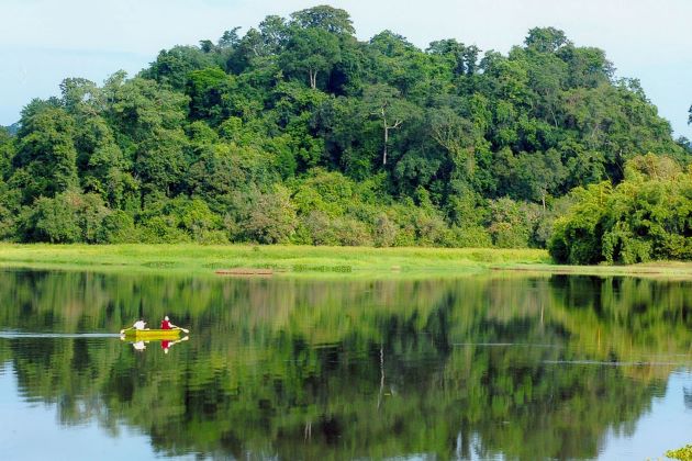 Boat trip in Nam Cat Tien National Park tour