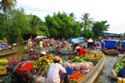 cai be floating market day trips from ho chi minh city