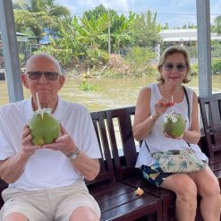 enjoy meal in local homestay in Mekong Delta