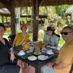 enjoy meal in local homestay in Mekong Delta