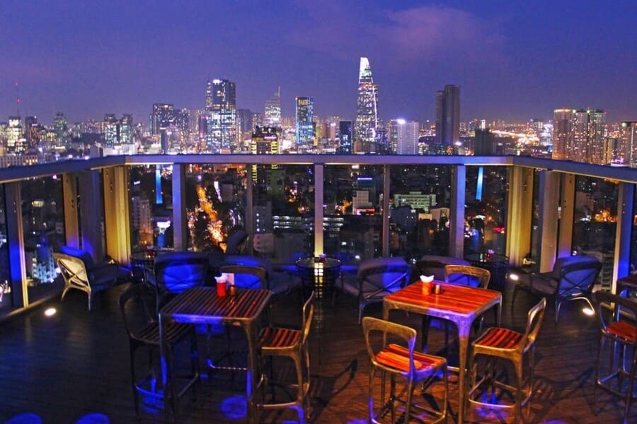 ho chi minh city rooftop bars - attractions for MICE in Ho Chi Minh City