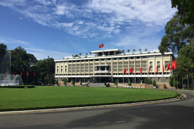 reunification palace in saigon