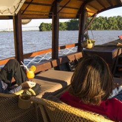 sampan ride in mekong delta - Saigon tour packages