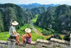 tam coc view from mountain local tours in vietnam