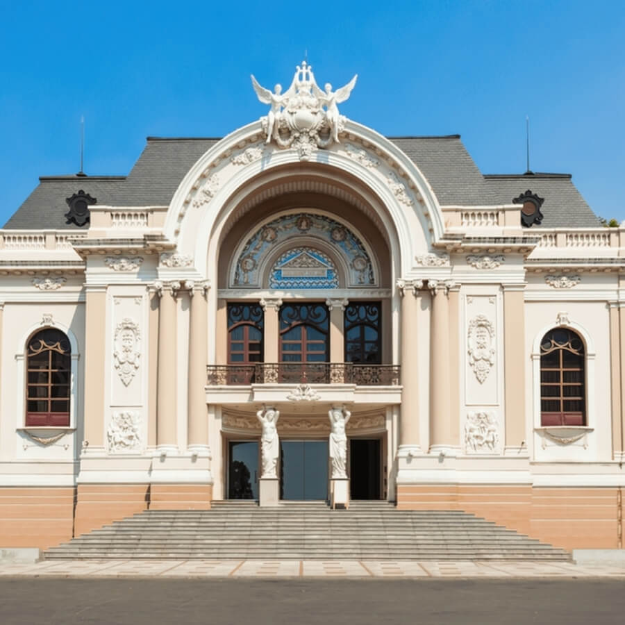 visit Saigon Opera House in ho chi minh city tour - saigon local tour