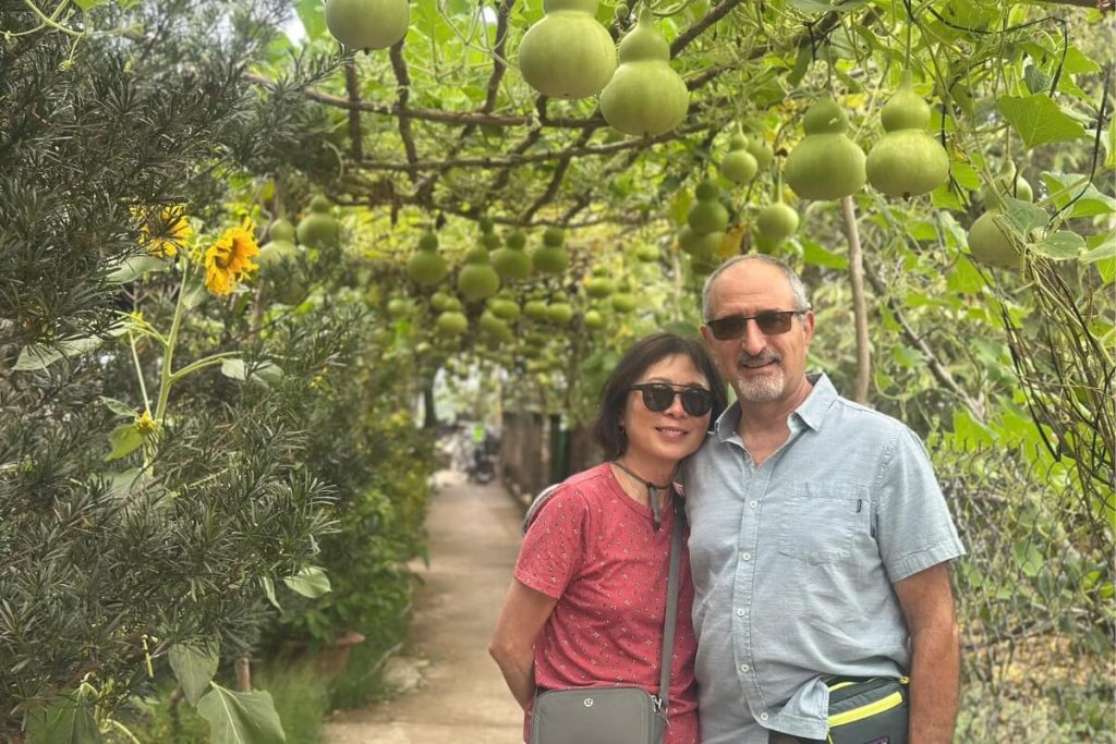 visit a local orchard in saigon mekong delta nam cat tien national park tour