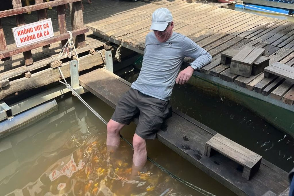 visit fish farming in mekong delta